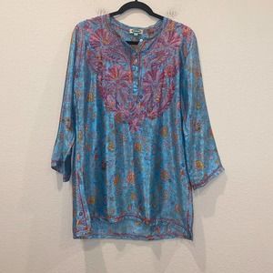 Colorful Floral Women's Blouse